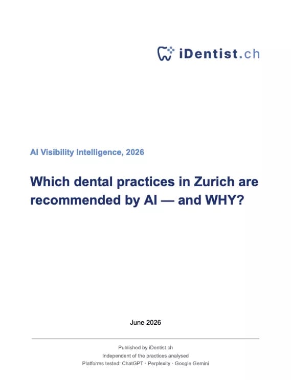 Cover image for AI Visibility study for Zurich